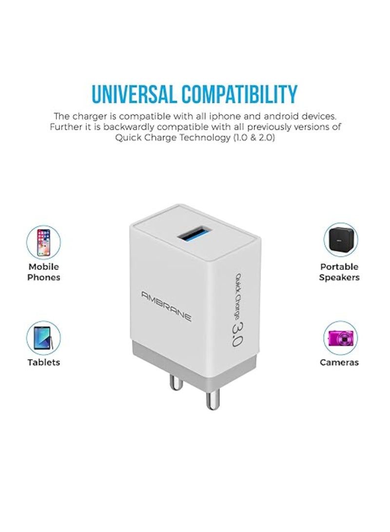 AMBRANE شاحن مجدد - 18 واط 3 أمبير (معتمد من كوالكوم) - Image 5